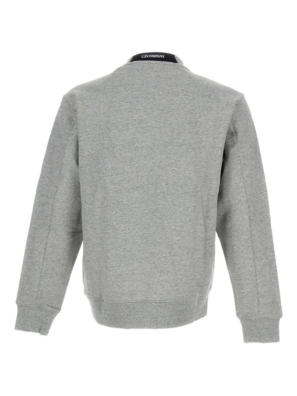 Lens-detail crew-neck sweatshirt - 2