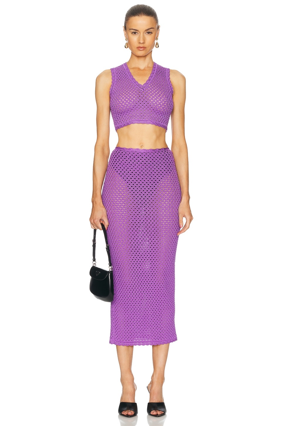 Crochet Midi Skirt - 5