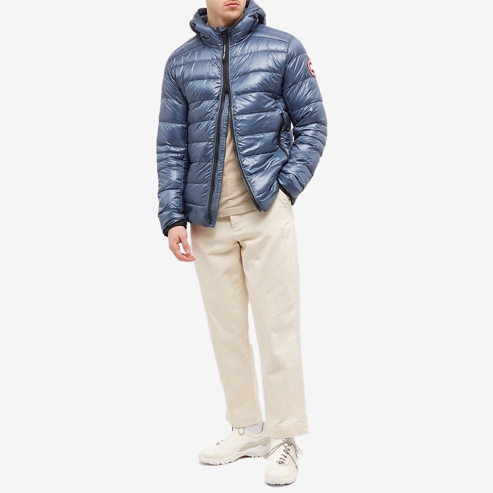 logo-patch padded down jacket, Canada Goose