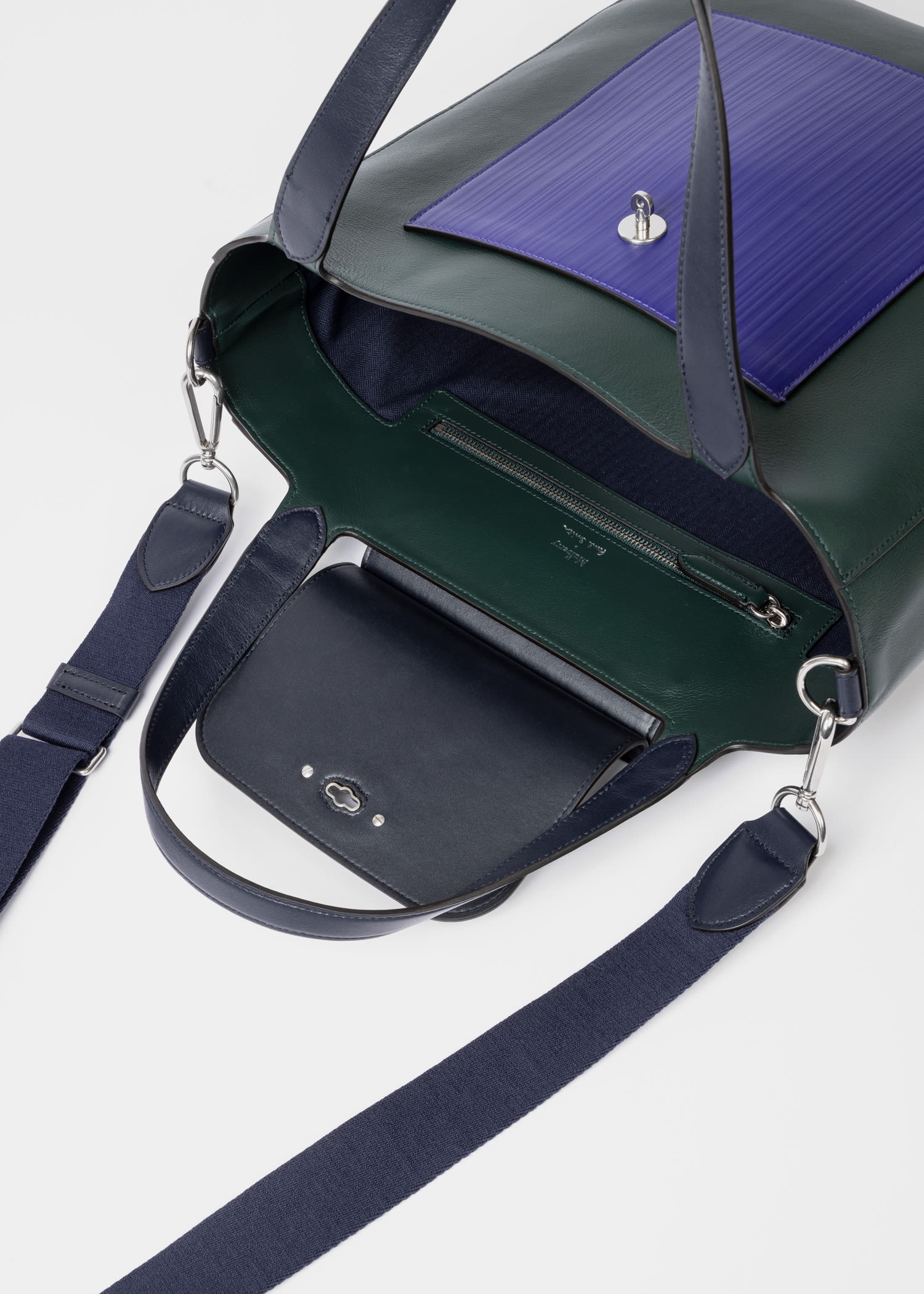 Mulberry x Paul Smith - Mulberry Green Antony Tote Bag - 10