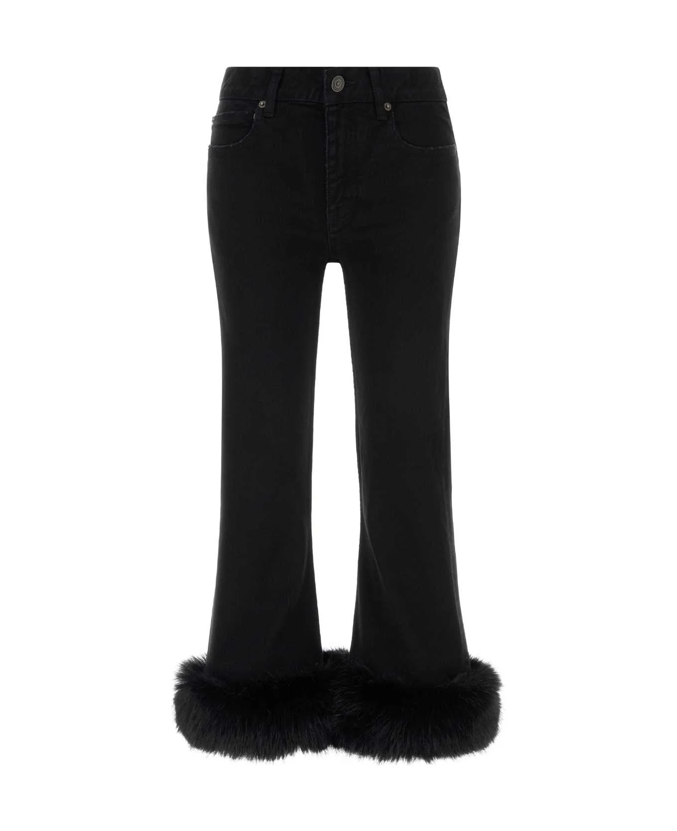 Black Denim Jeans - 1