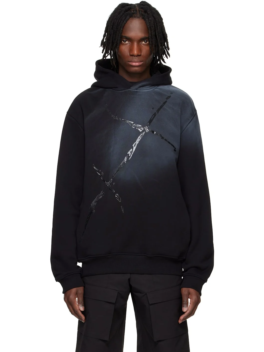 Black Fluxus Hoodie - 1