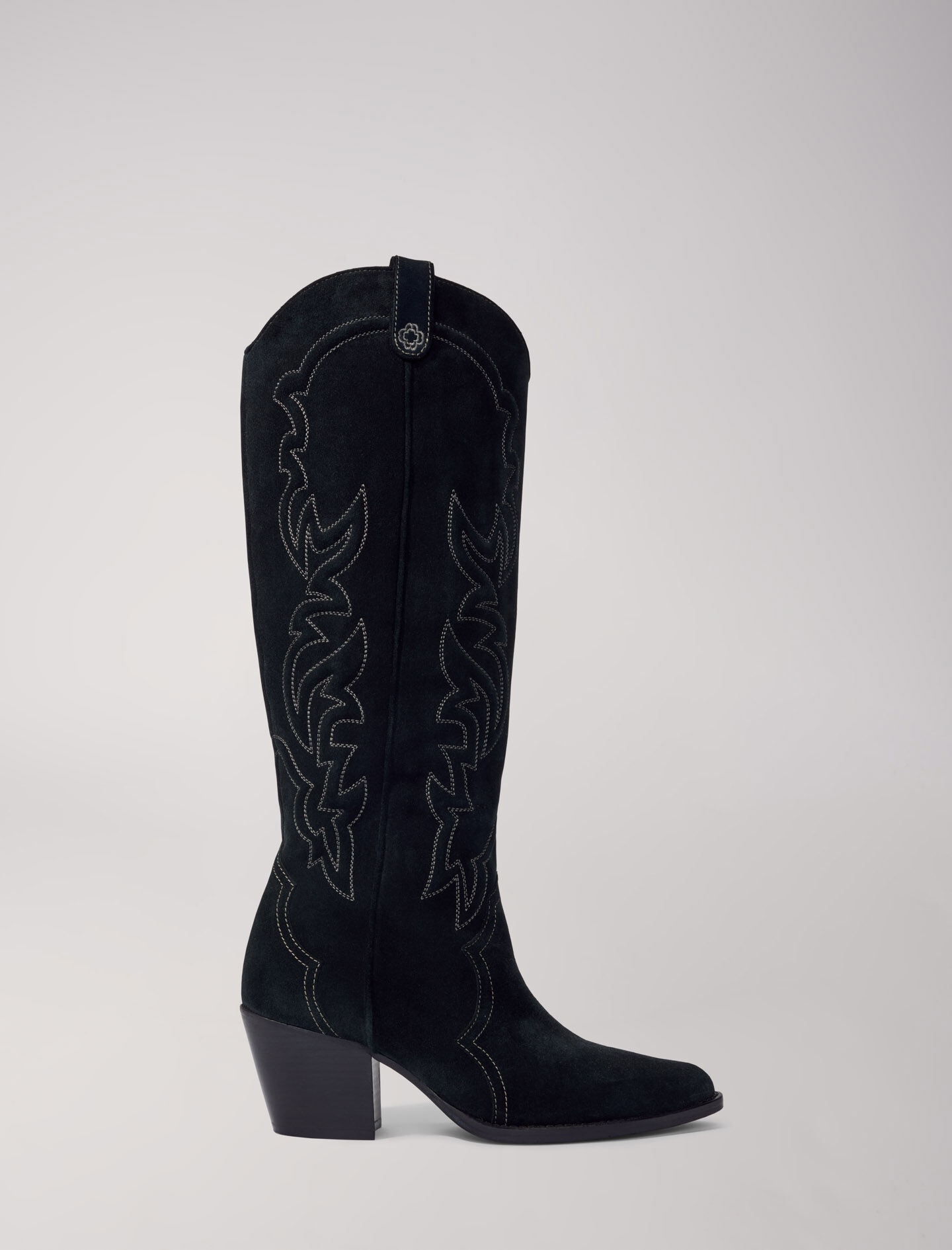 Suede cowboy boots - 8