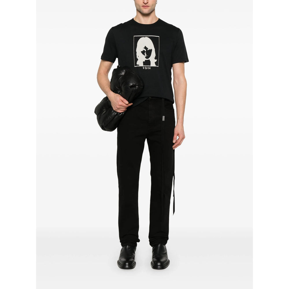 Ann Demeulemeester Black Denim - Regular & Straight-Leg Jeans Men - 2