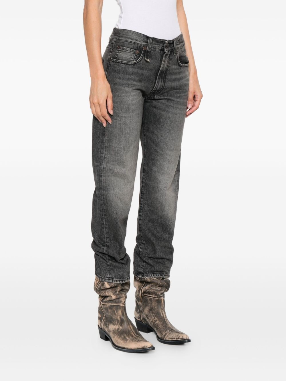 logo-patch jeans - 3