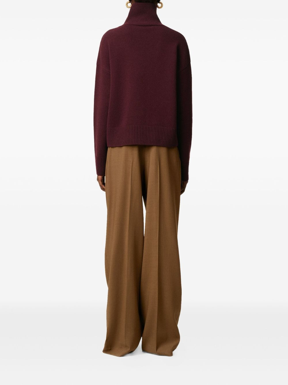 Ami de Coeur funnel neck sweater - 4