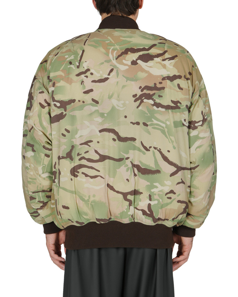 OVERSIZED CAMO NYLON BOMBER 5
