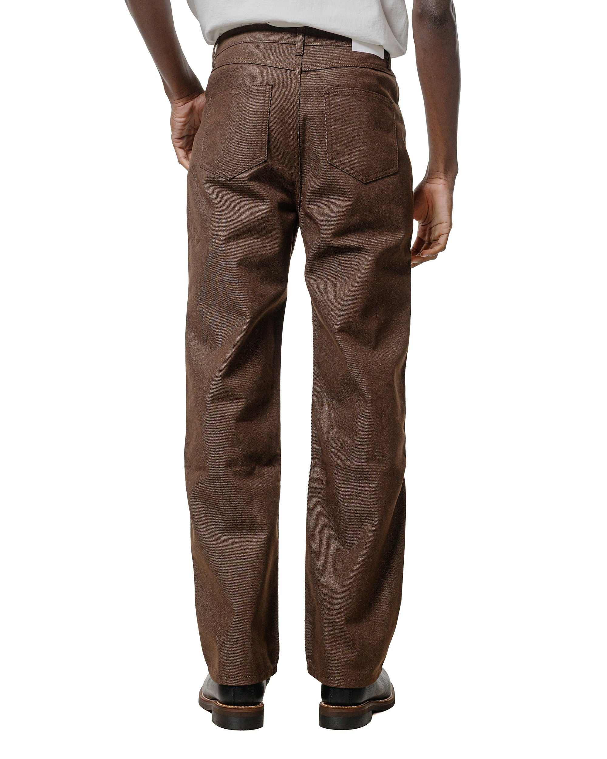 Men's Color Indigo Denim Brown - 3