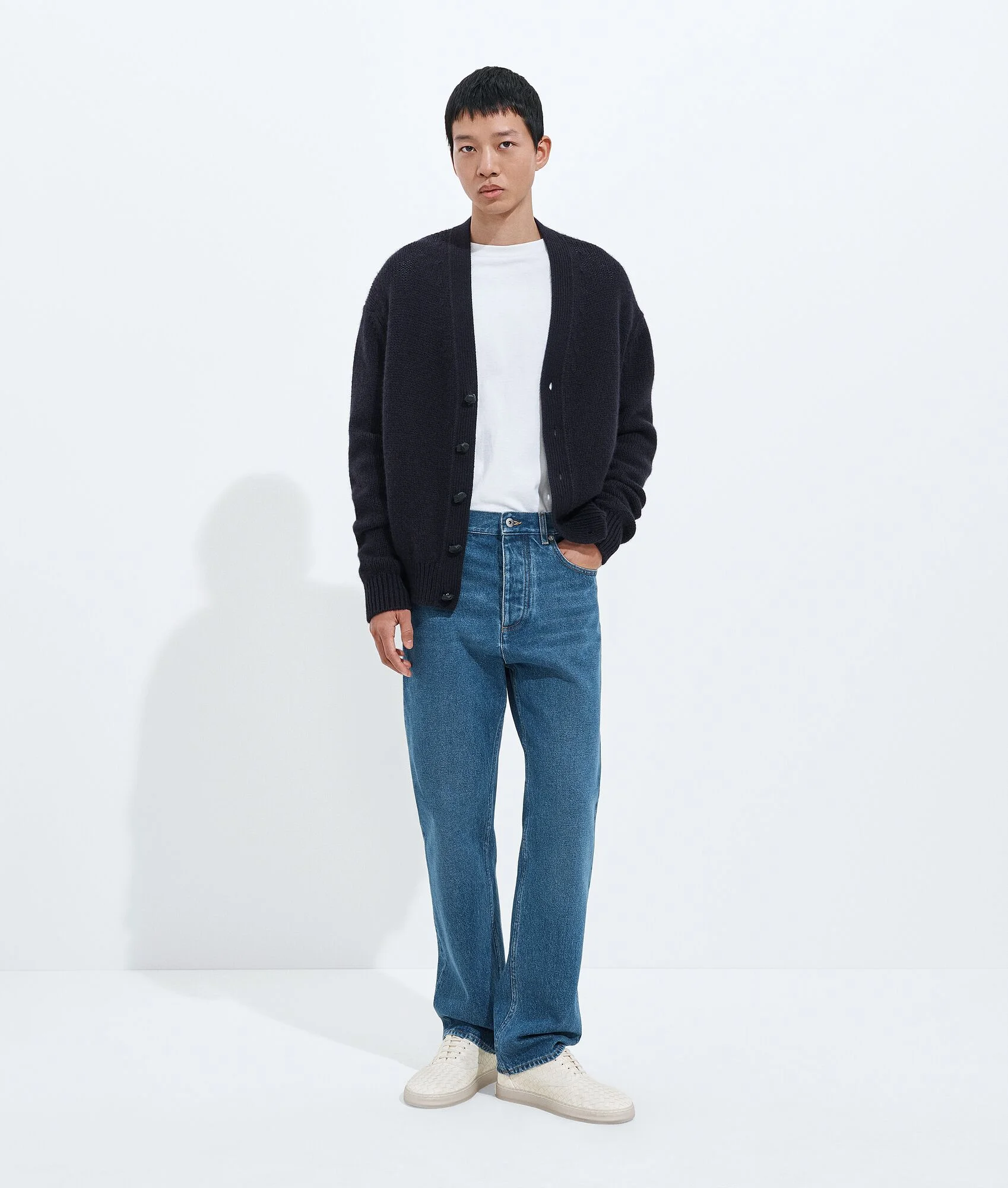 Medium Indigo Straight Leg Jeans - 1