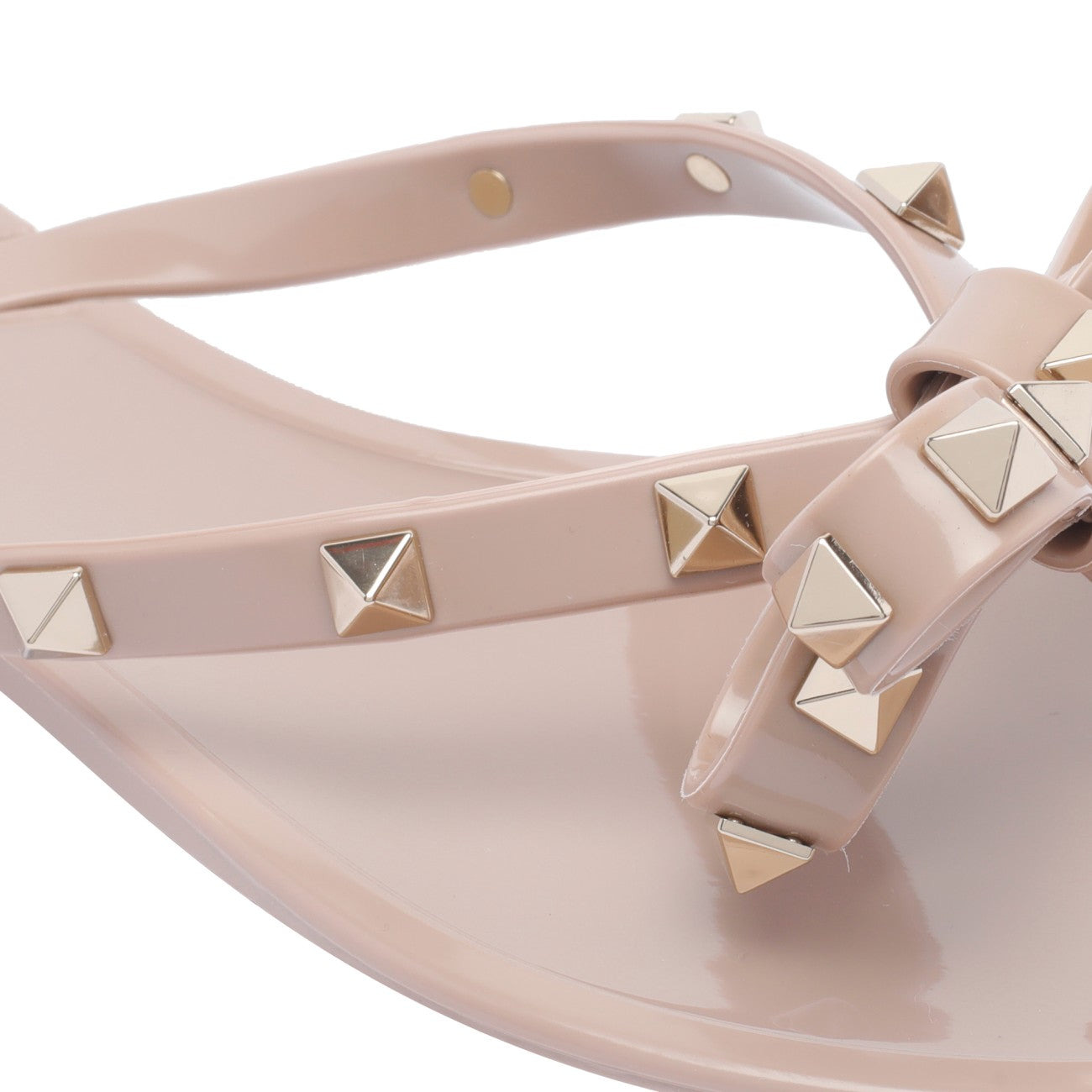 Valentino Garavani Women Rockstud Rubber Flip Flops - 4