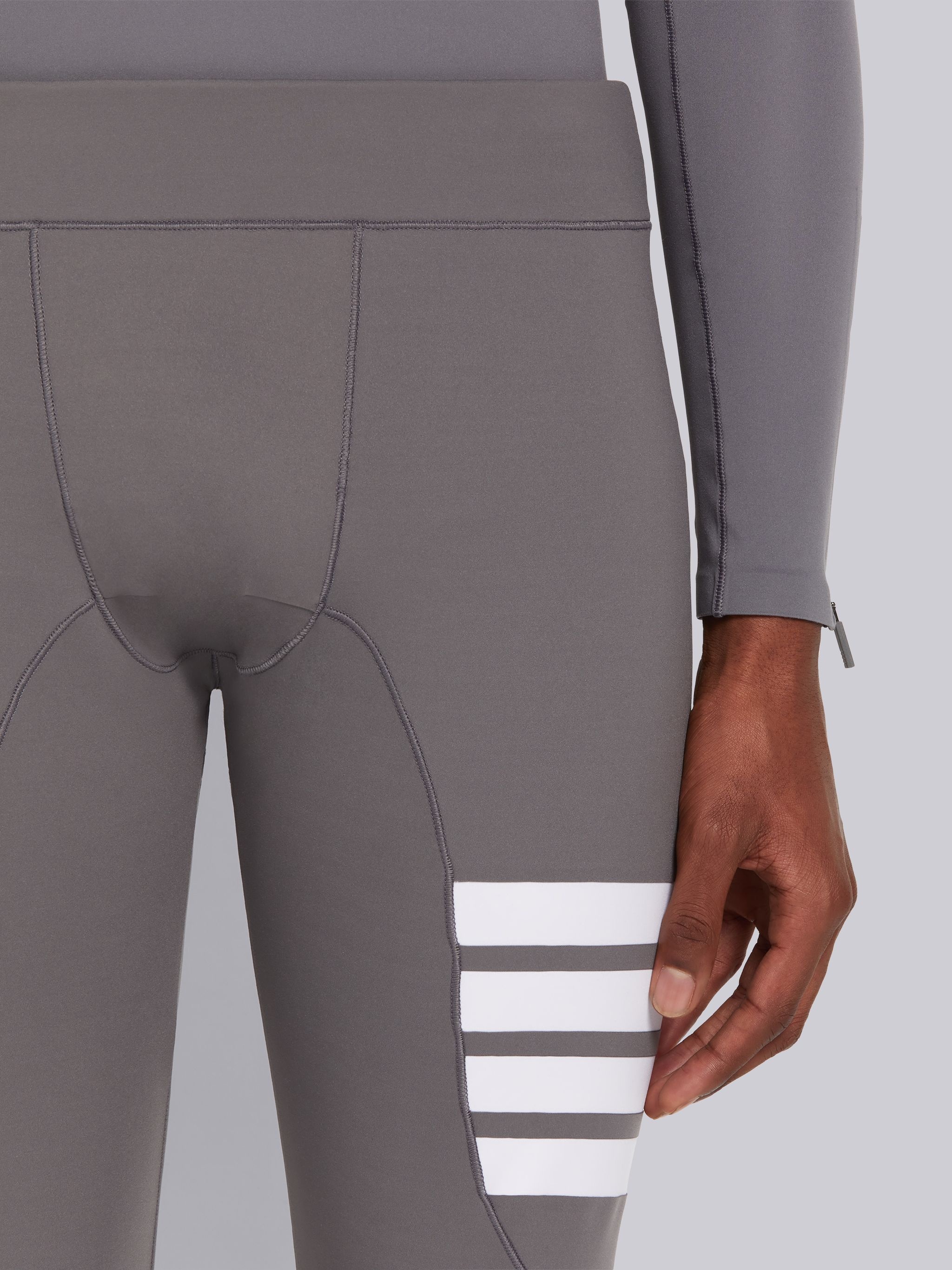 4-Bar stripe lightweight compression tights - 4