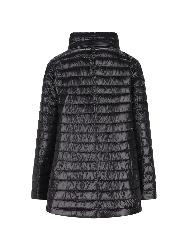Herno A-shape quilted button puffer jacket outlook