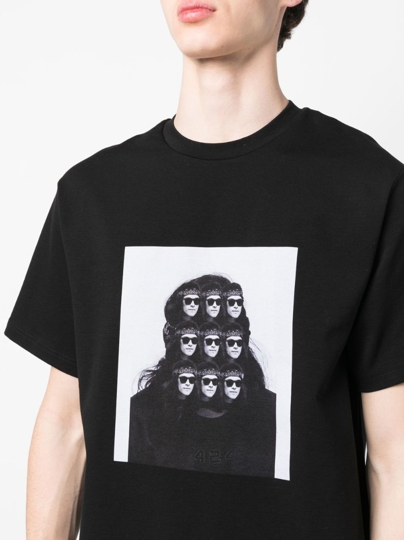 graphic print T-shirt - 5
