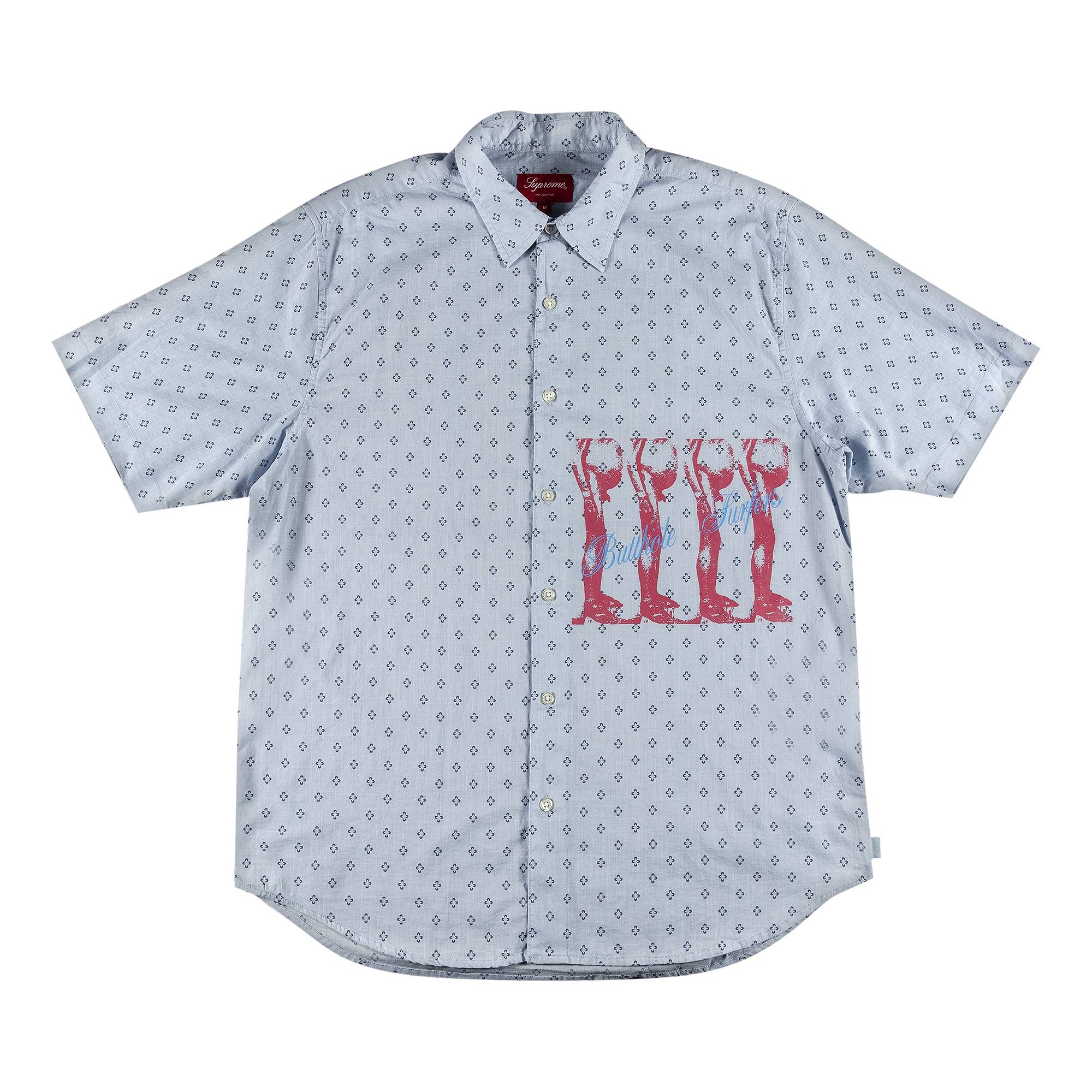 Supreme x Butthole Surfers Short-Sleeve Shirt 'Light Blue' - 1