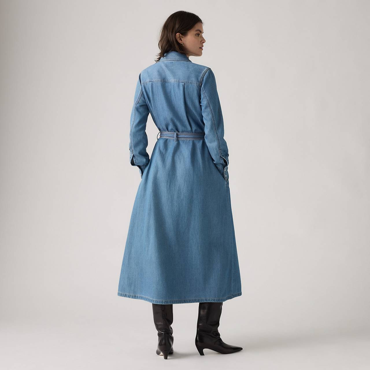 QUINCEY LONG-SLEEVE MAXI DRESS - 3