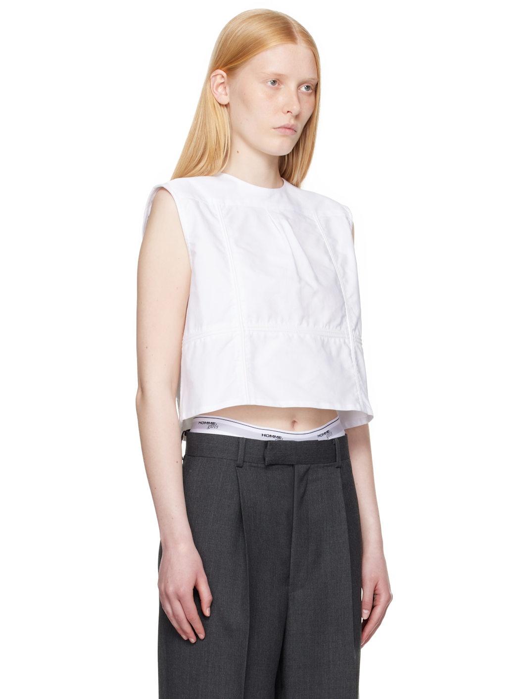 White Shell Top - 2