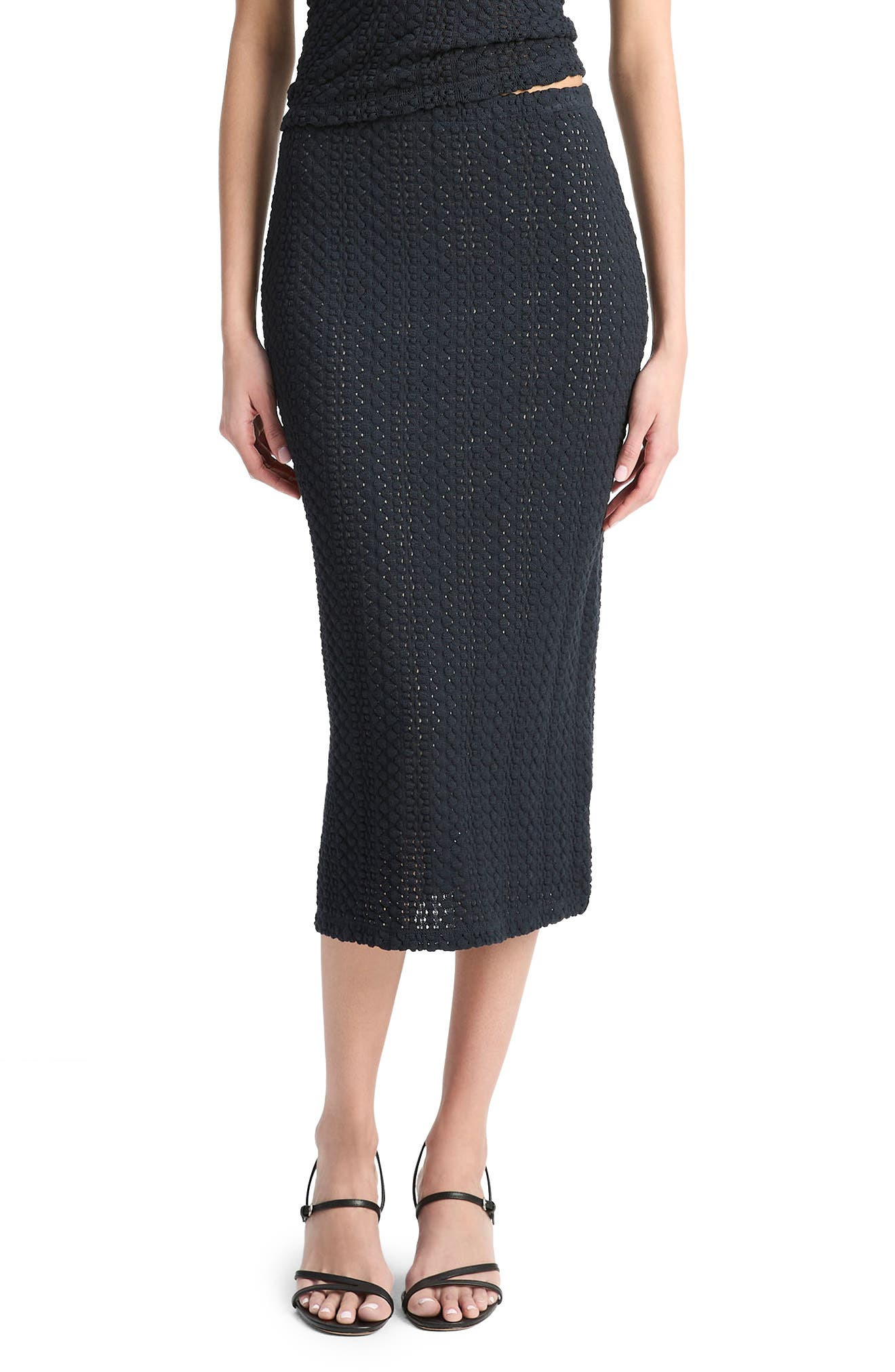 Vince Midi Knit Skirt in Coastal at Nordstrom - 1