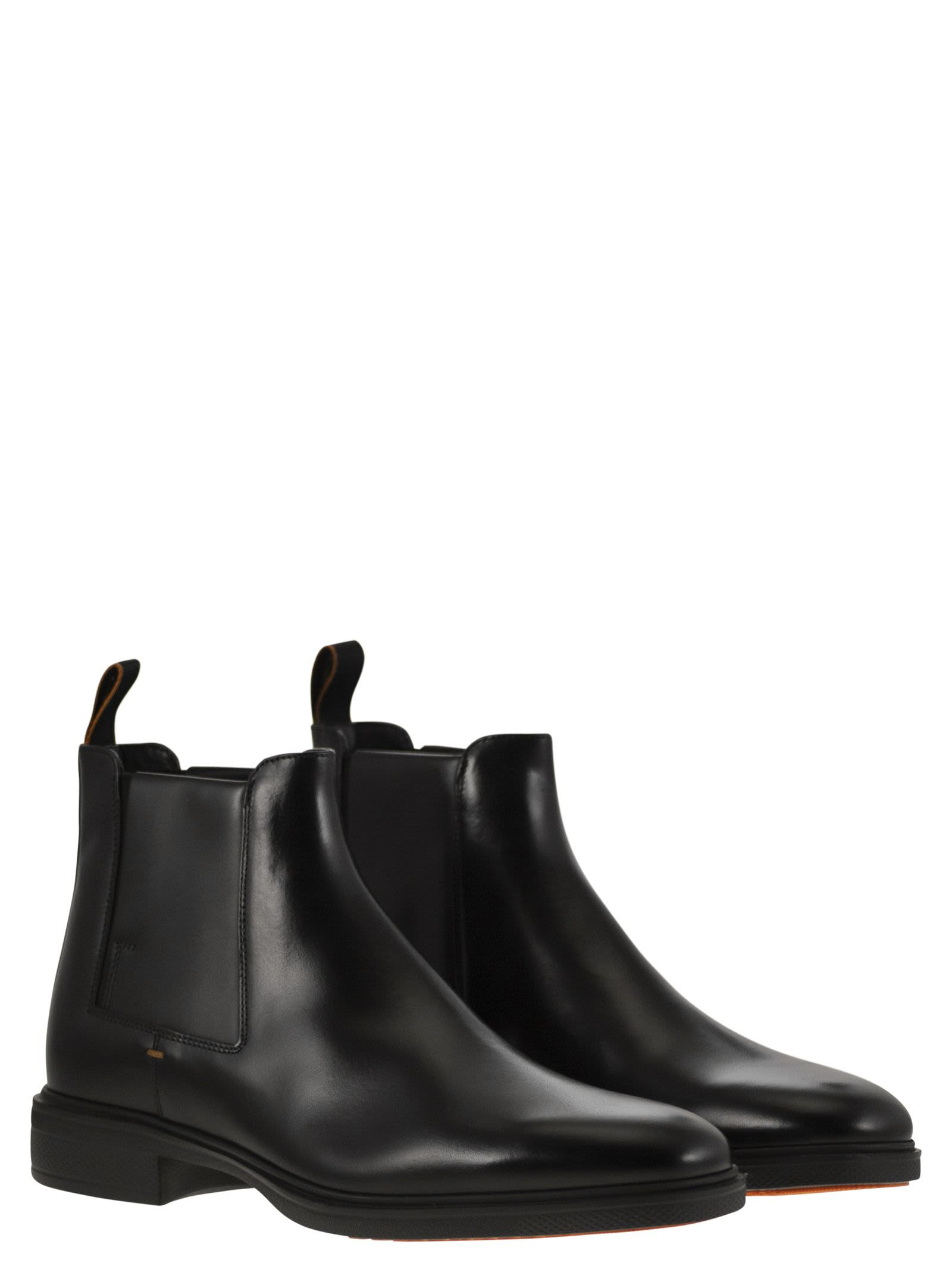 Santoni Men Easy Leather Boot - 4