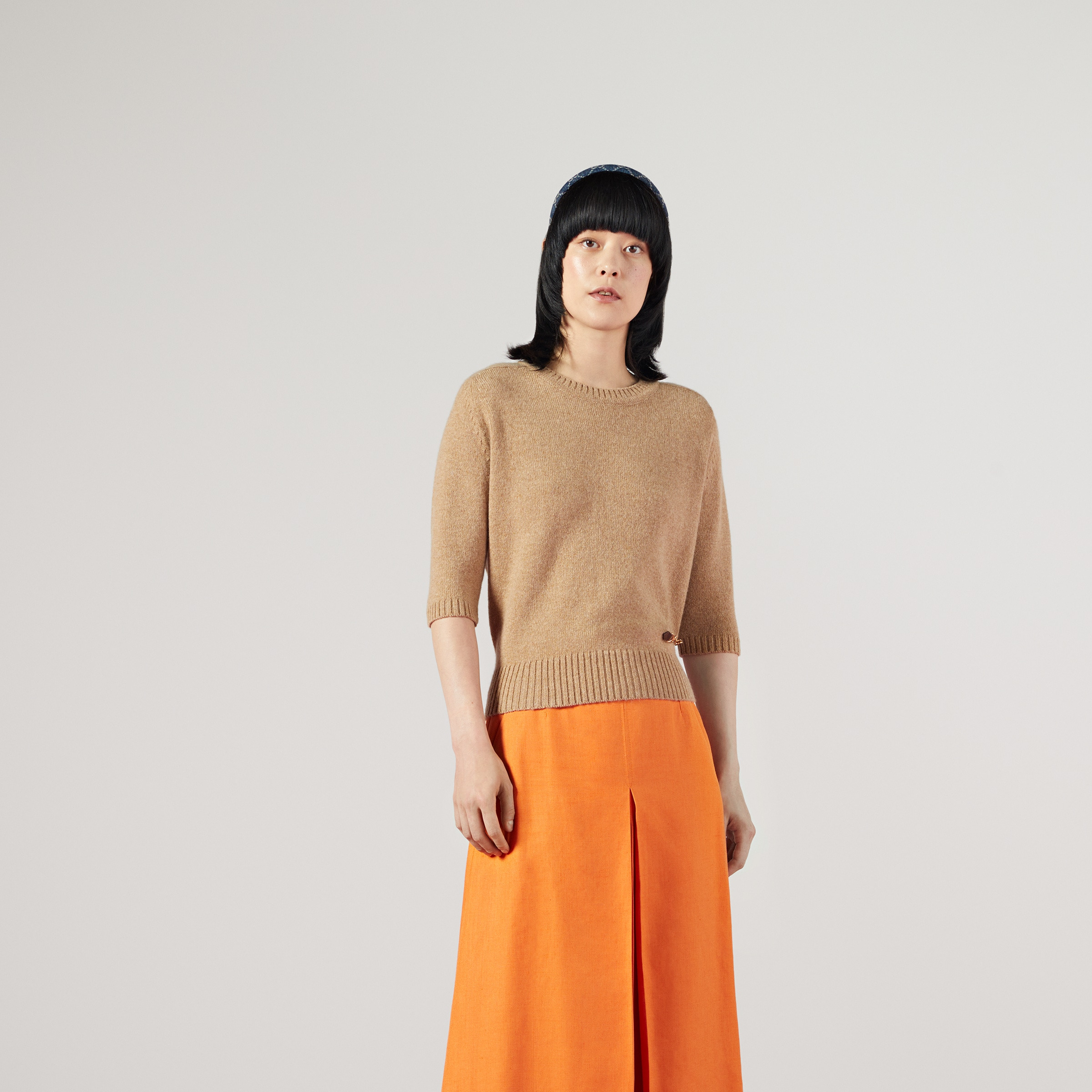 Cashmere top with Horsebit - 6
