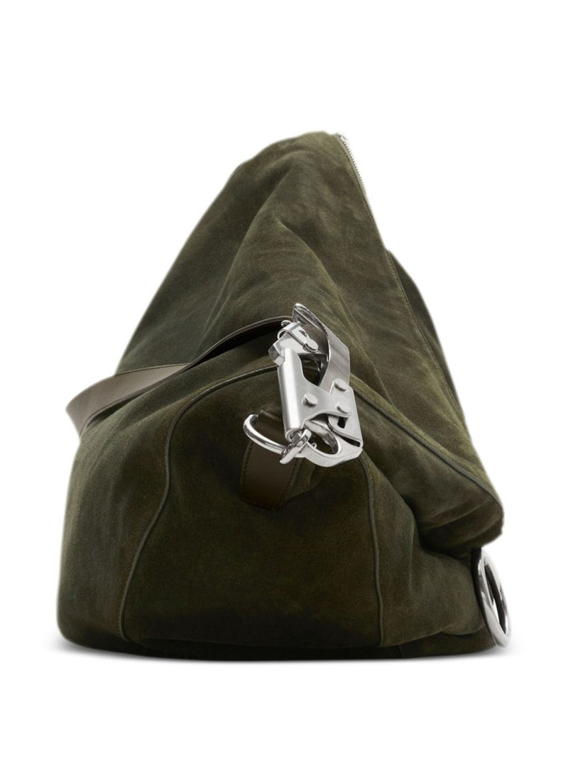 large Knight suede shoulder bag 3
