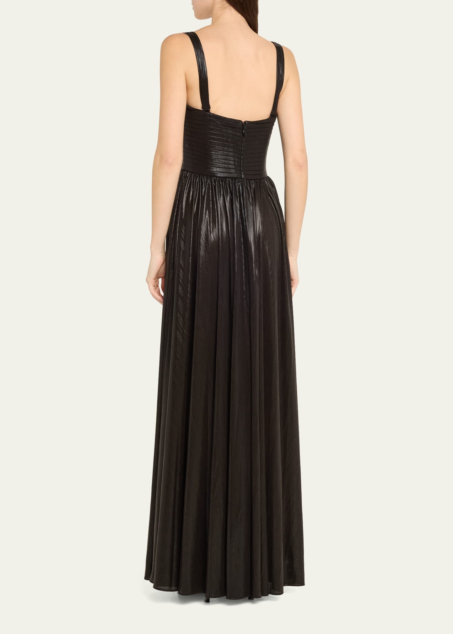 Yvonna Metallic Sleeveless Dress - 3