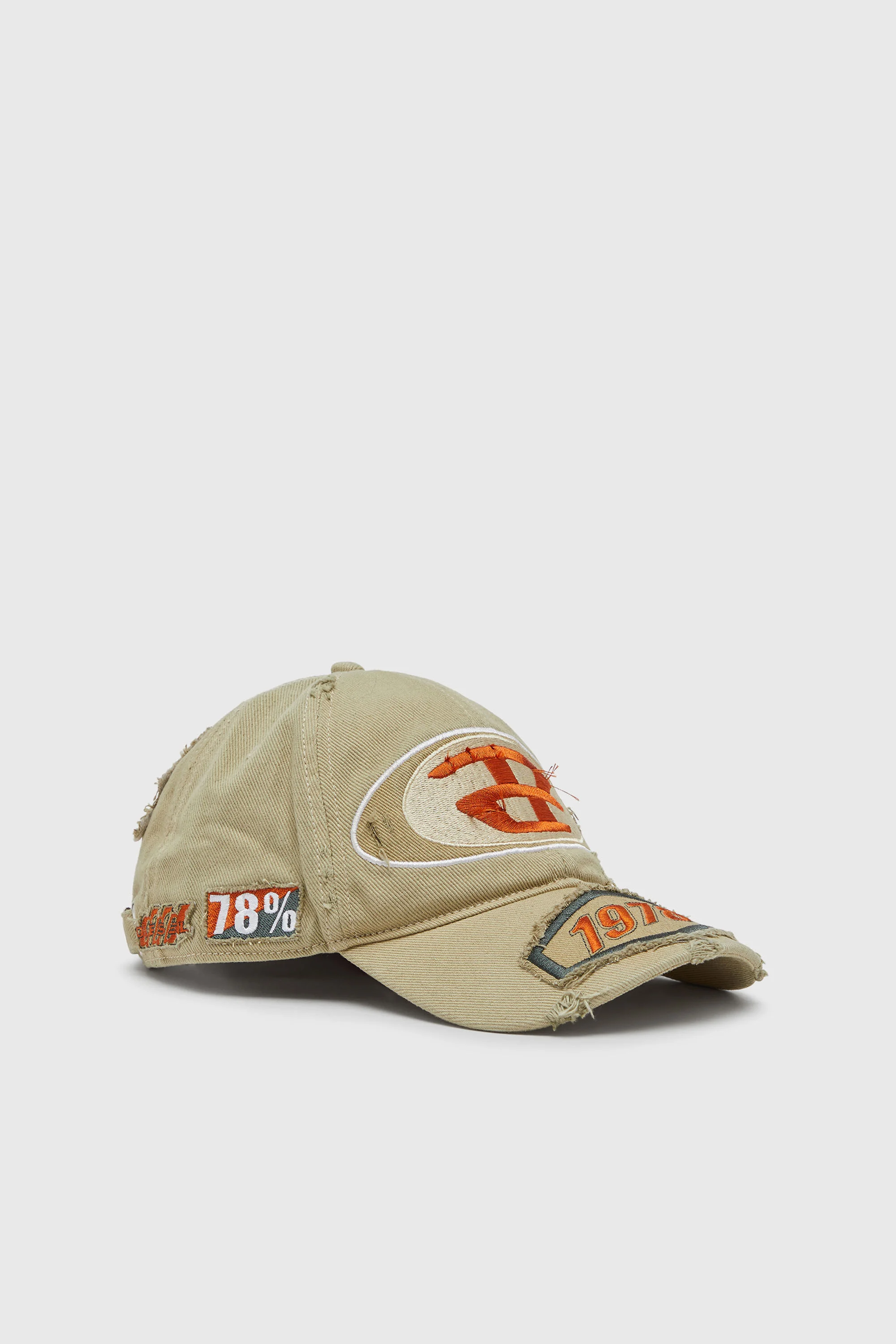 BASEBALL CAP WITH EMBROIDERED PATCHES - 1