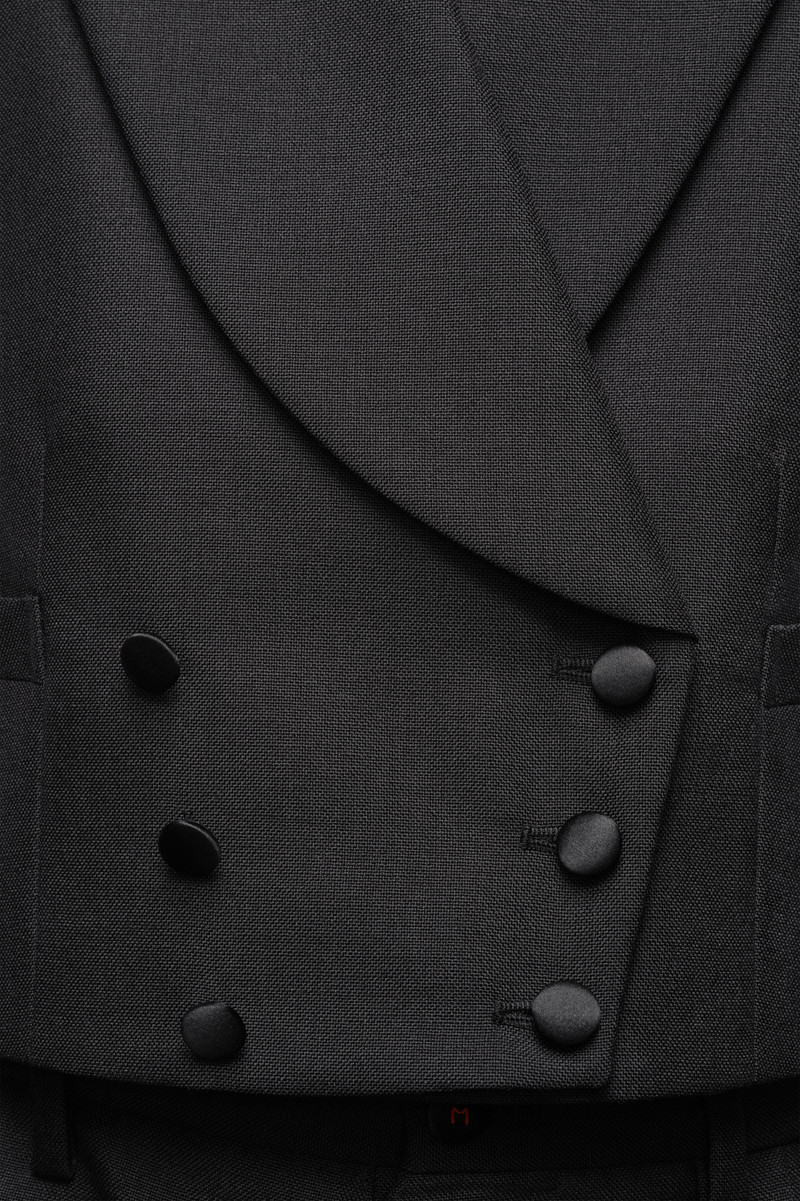 영국의 Mohair Waistcoat 4