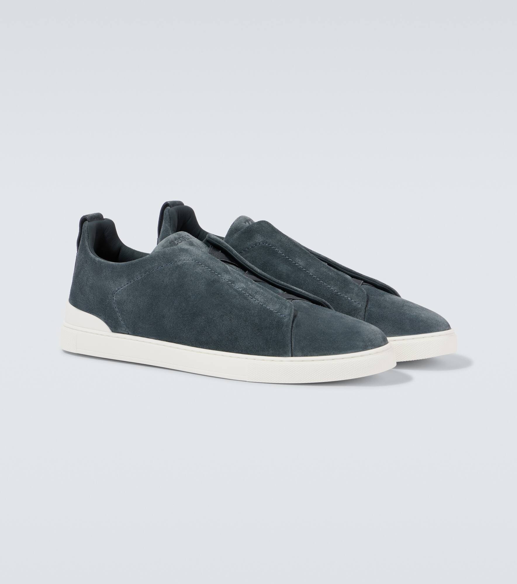 Triple Stitch suede sneakers - 5
