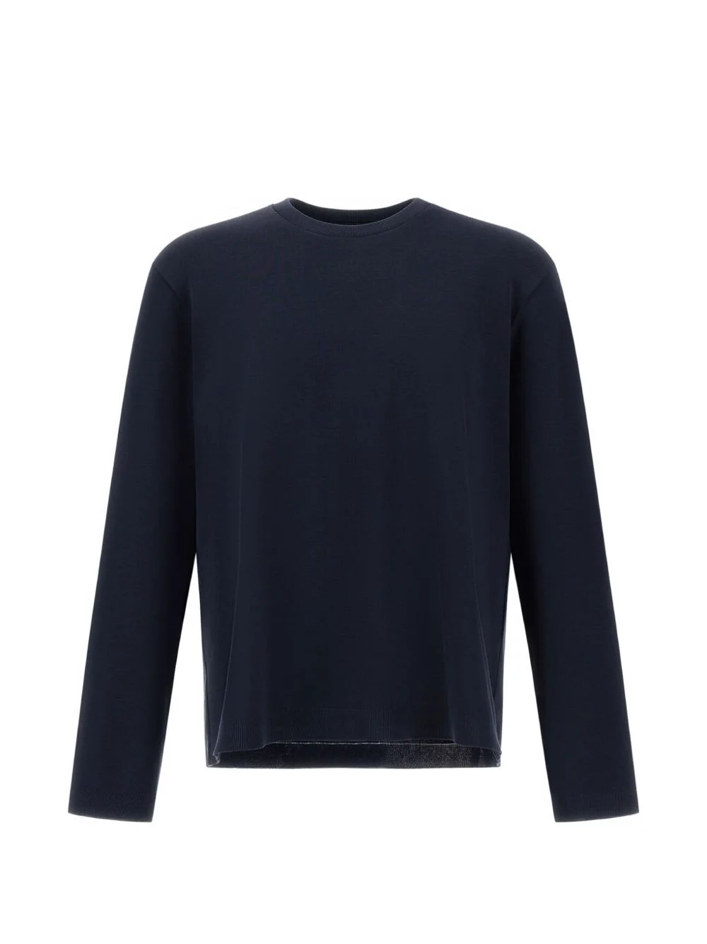 crew-neck long sleeve T-shirt - 1