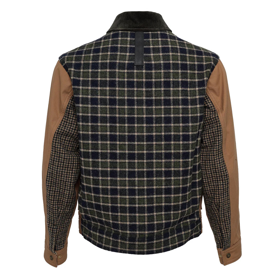 Cotton Oxford X Wool Nylon Blouson - 2