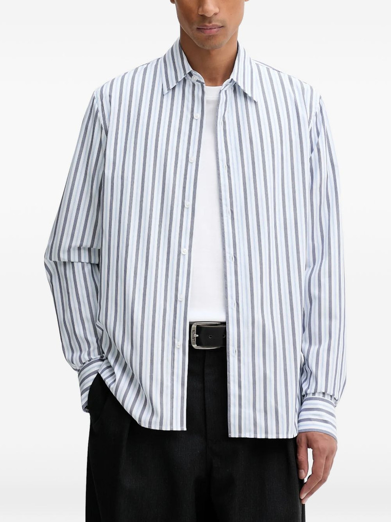 striped-pattern shirt 1