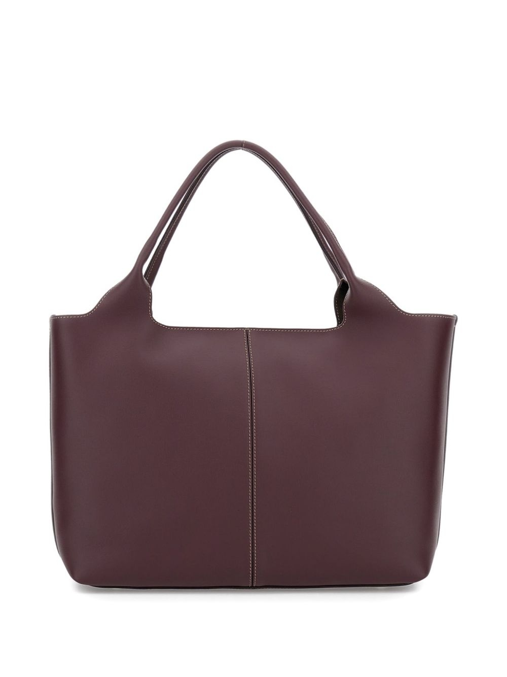 top-handle leather tote bag - 2