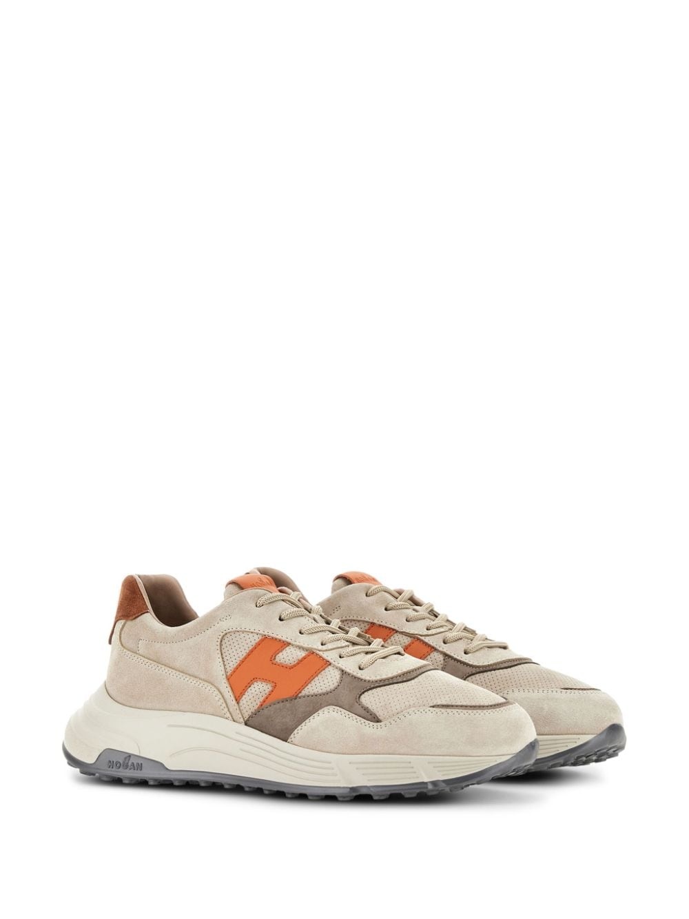 Hyperlight lace-up panelled sneakers - 2