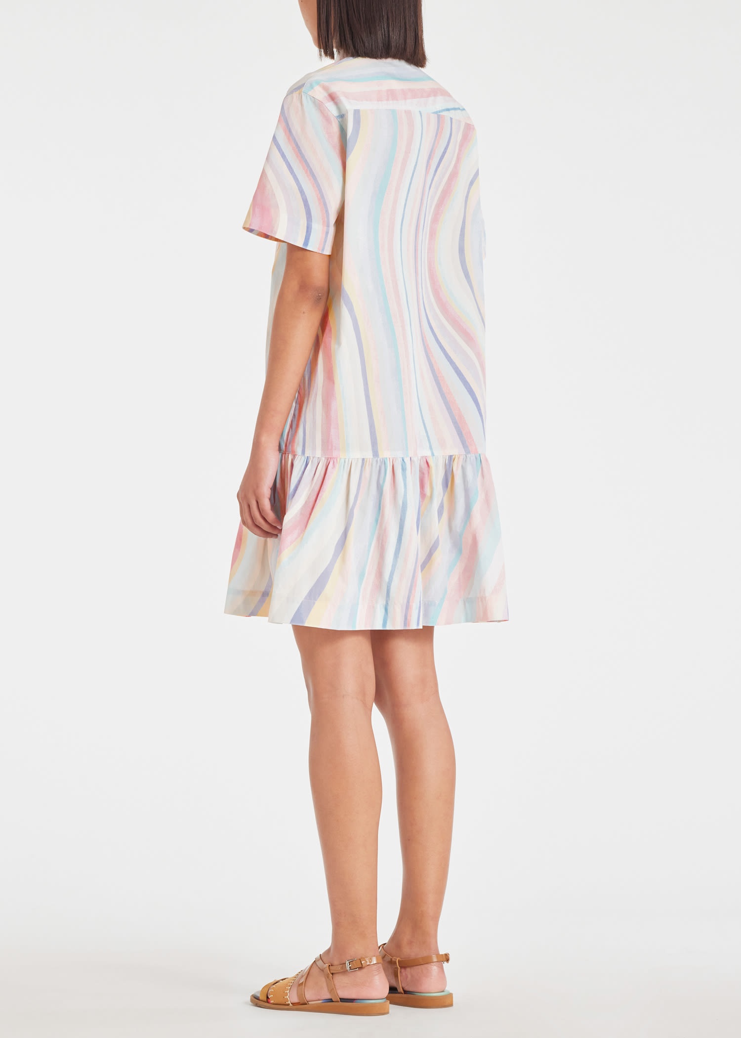 Faded 'Swirl' Shirt Dress - 4