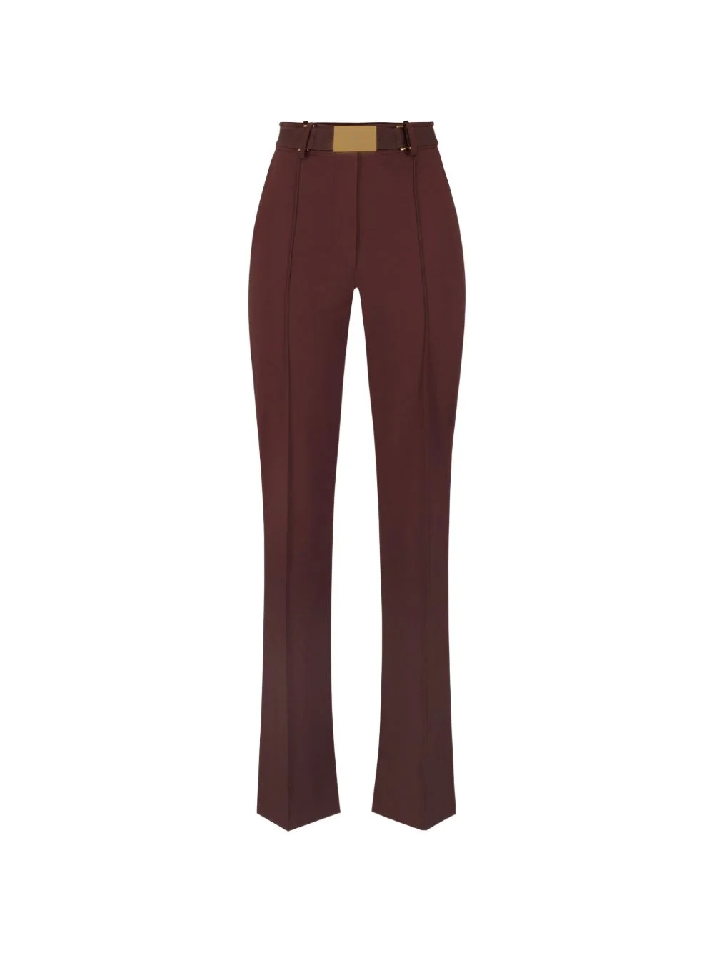 buckle-detail trousers - 1