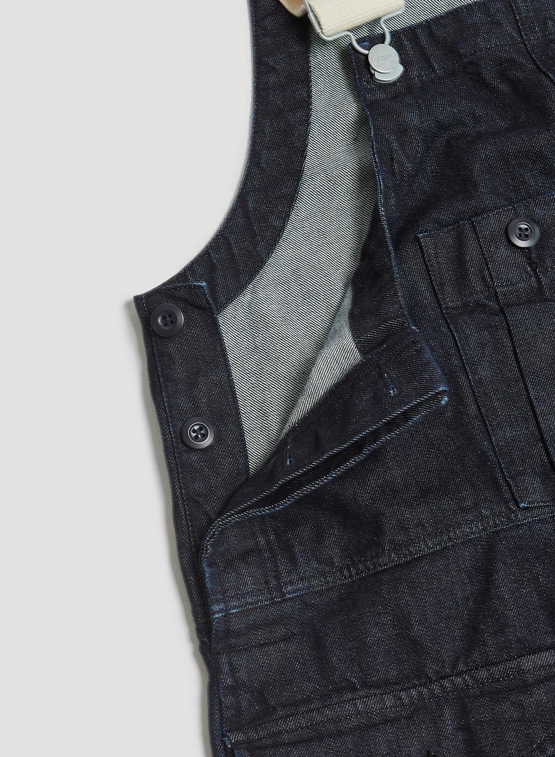 Nigel Cabourn Railway Dungaree Denim in Indigo | cabourn