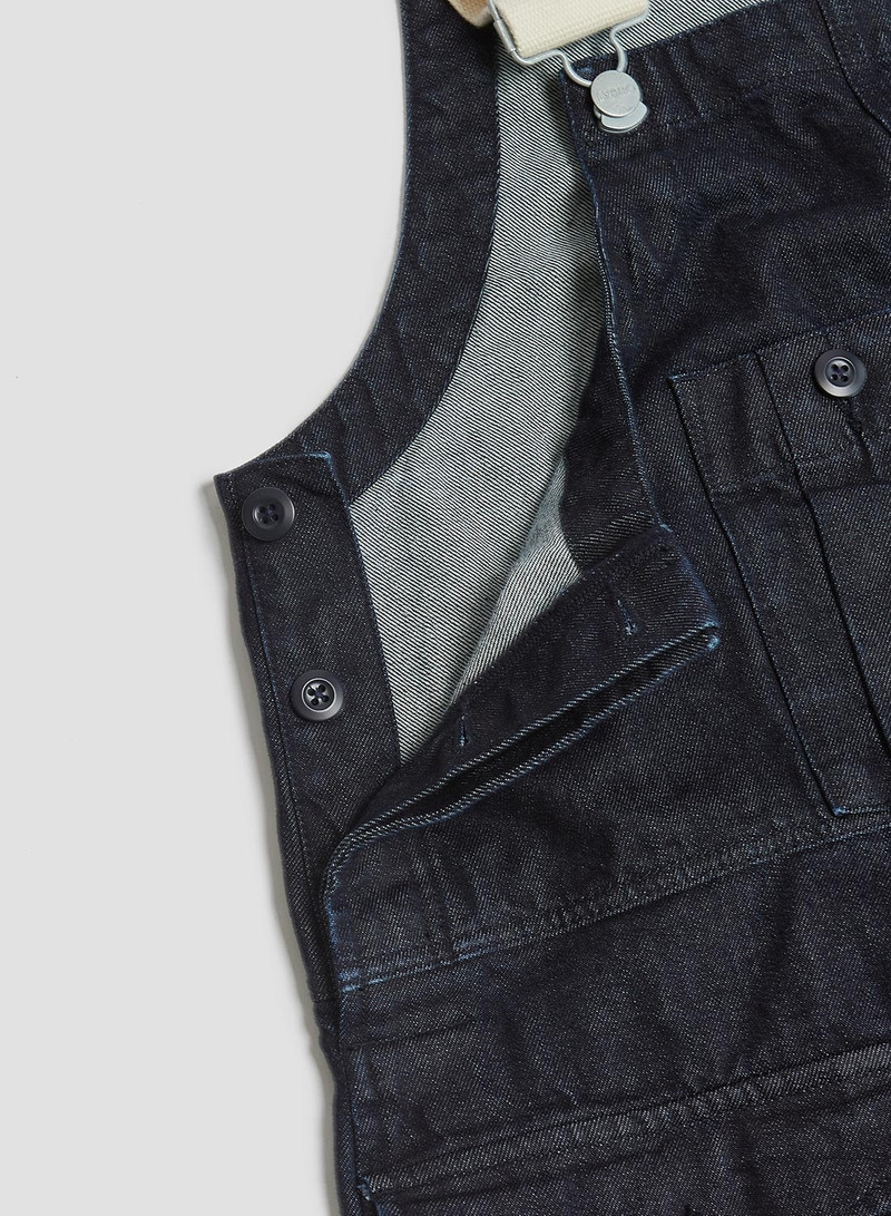 Railway Dungaree Denim in Indigo 4