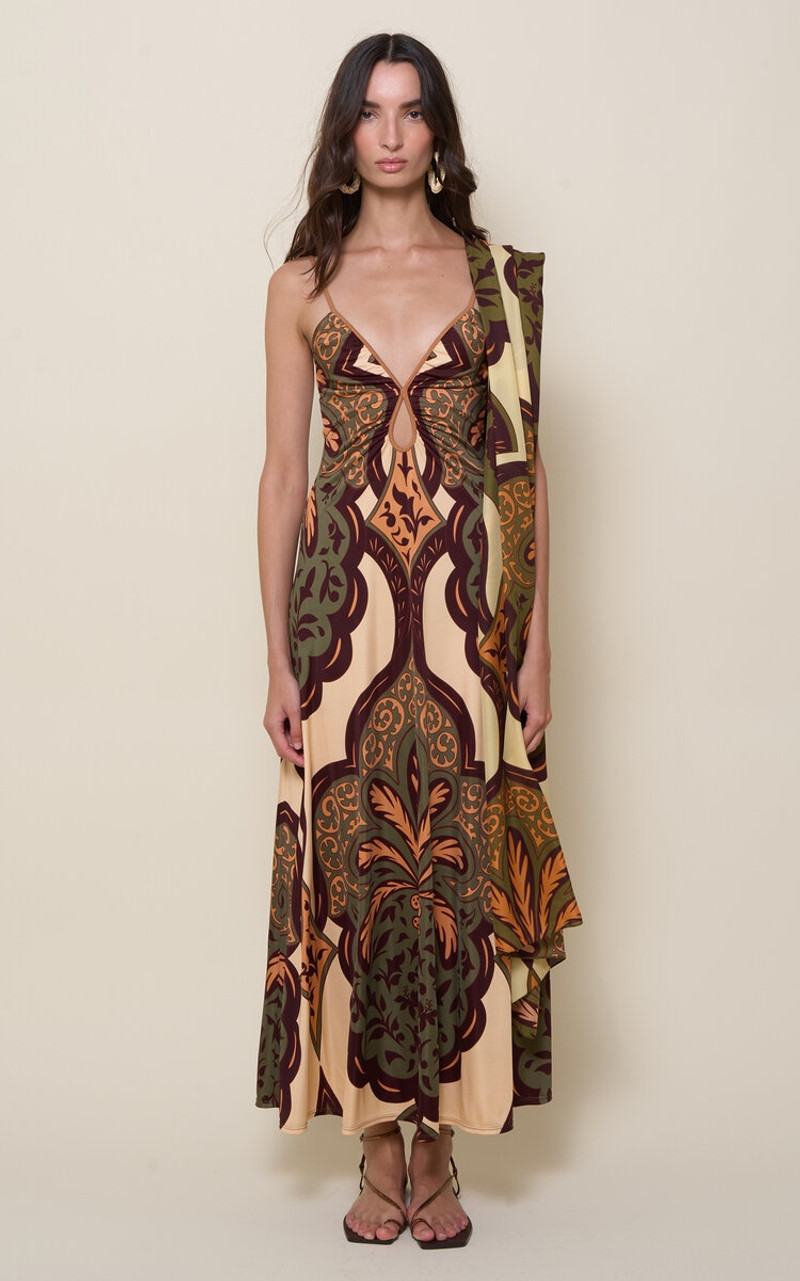 Johanna Ortiz Nuestra Tierra Jersey Maxi Dress multi outlook