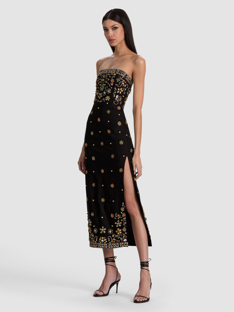 NINA EMBELLISHED MIDI DRESS 2