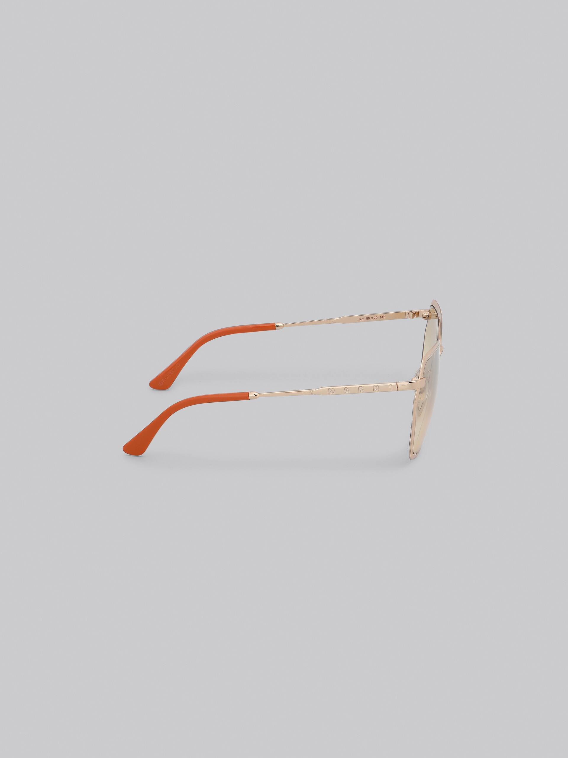 GOLD GREAT NOLLGWA MINE METAL SUNGLASSES - 3