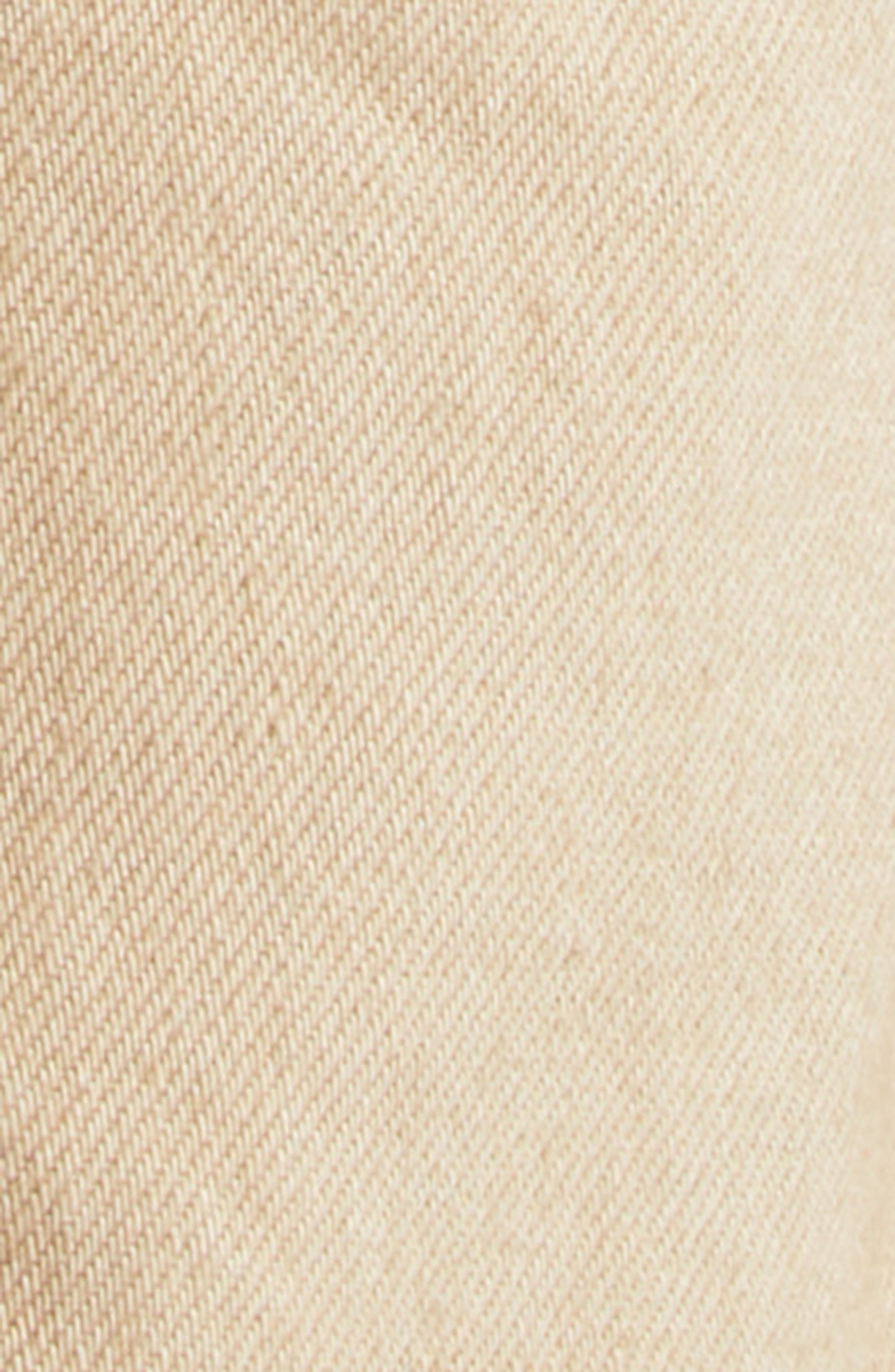 Fear of God Five-Pocket Raw Hem Straight Leg Jeans in Washed Dune at Nordstrom - 7
