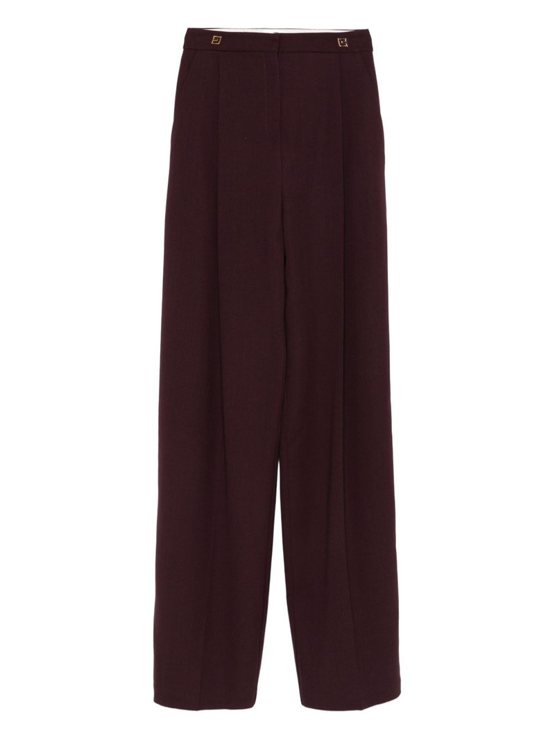 pleated-front trousers 1
