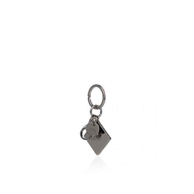 M Pousse Pousse Keyring GUN METAL/RED-BLACK - 4
