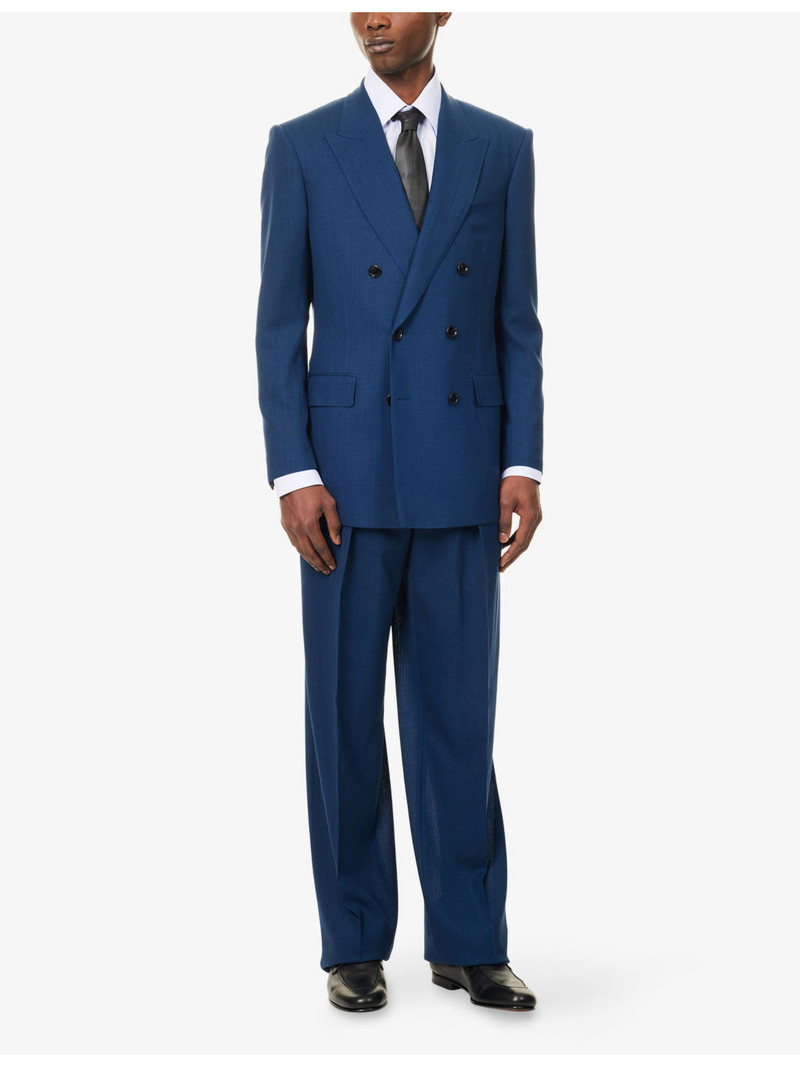 TOM FORD Fresco Double-Breasted Wool Blazer outlook