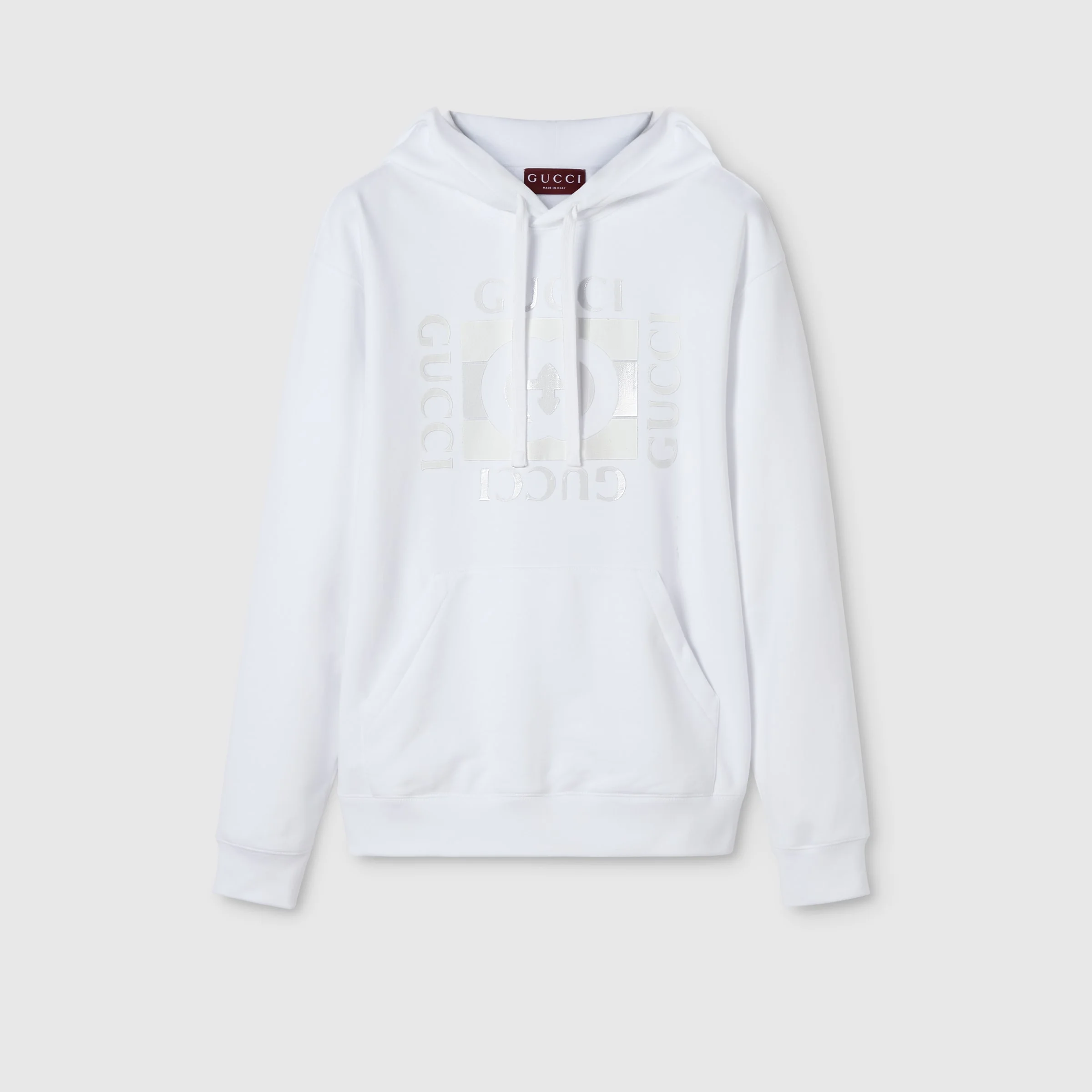 Cotton jersey sweatshirt with print - 1