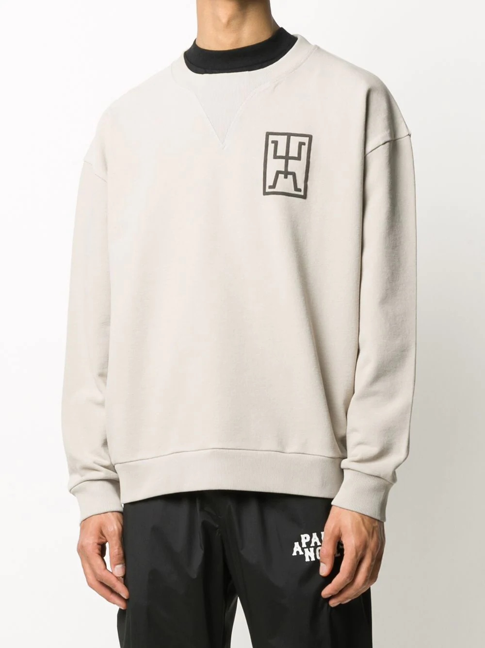 symbol print sweatshirt - 4