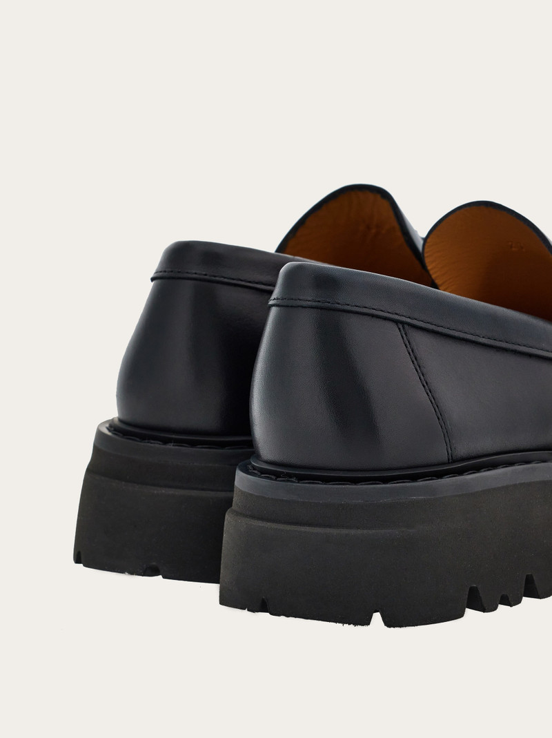 FERRAGAMO Chunky moccasin with Gancini ornament outlook