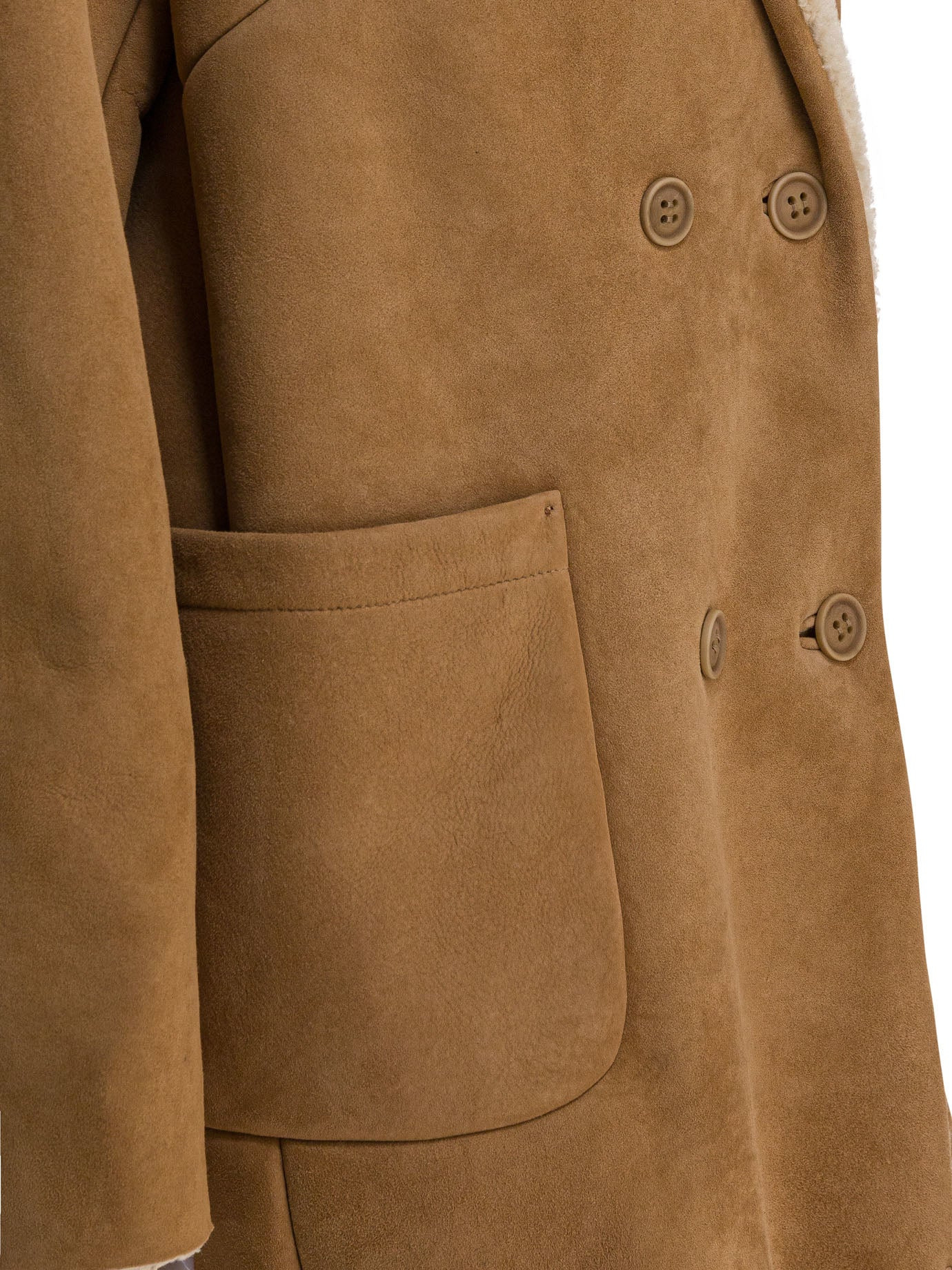 Salvatore Santoro - Salvatore Santoro Balzer Shearling Suede Leather Jacket - 4