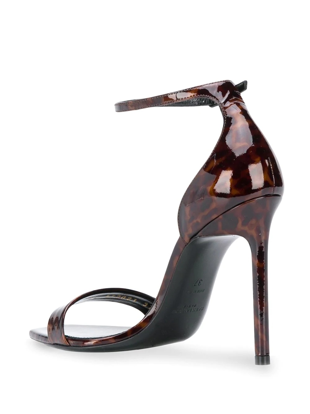 tortoiseshell effect sandals - 3