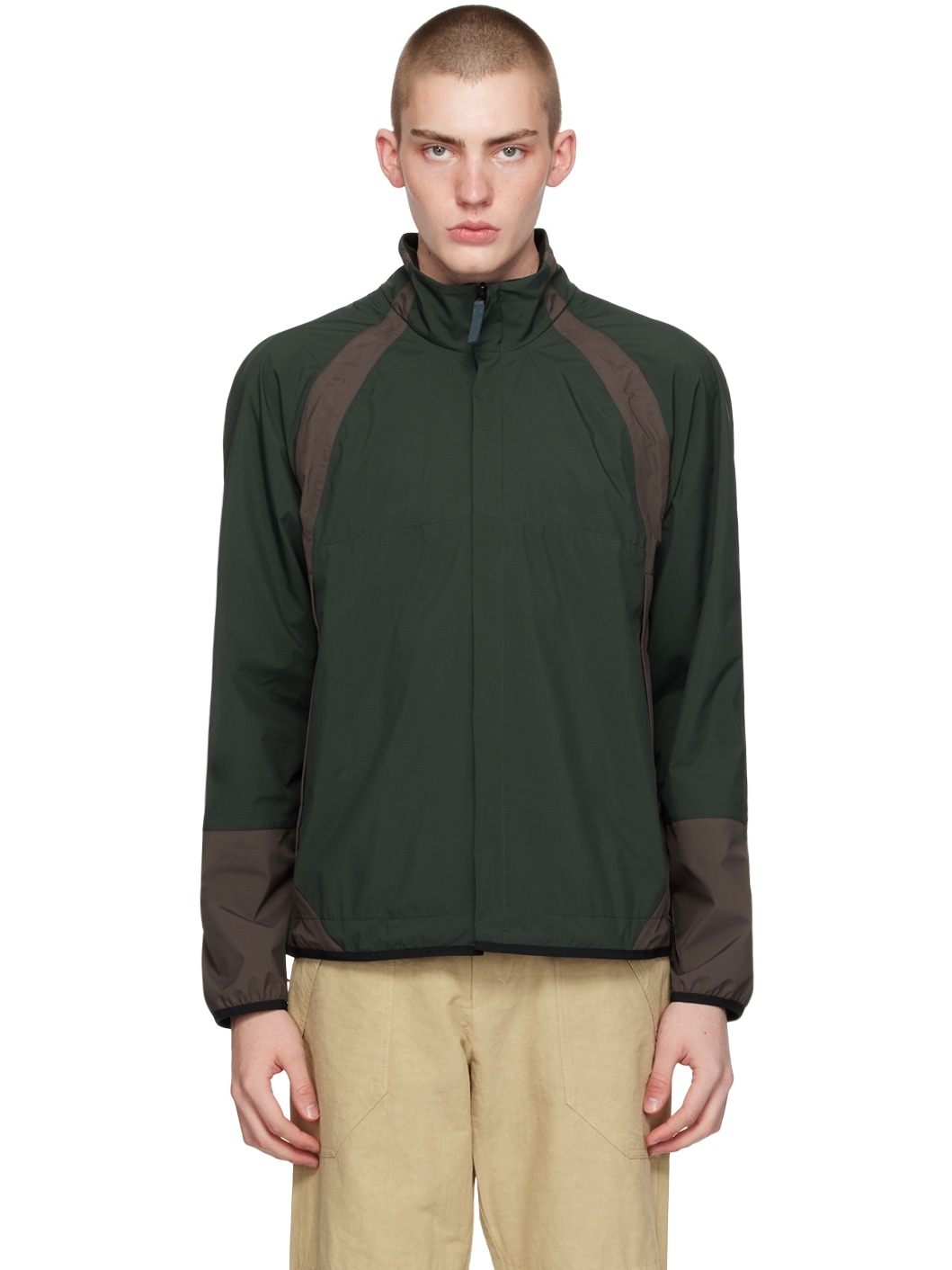 Green & Brown Sydri Jacket - 1